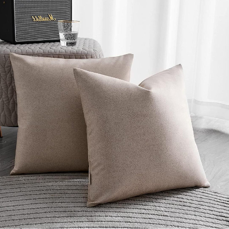 Pottery barn outlet leather pillow